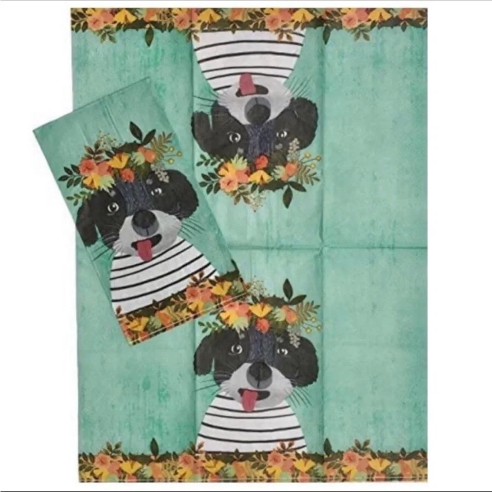 CTS Spring Puppy Guest Towel Paper Napkins (CTS333807), 20 ct